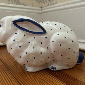 Tiffany & Co. White and Blue Ceramic Bunny